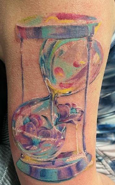 Tattoos - (in progress) Crystal hourglass - 144373